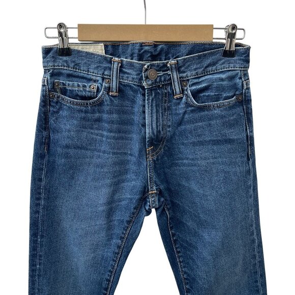 Abercrombie & Fitch Skinny Jeans Medium Wash Denim Mid-Rise Blue Mens 26x28 - Picture 14 of 14